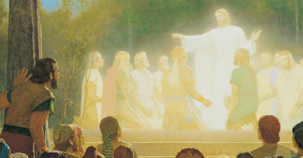 The Light of His Countenance Did Shine upon Them, by Gary L. Kapp. Image via ChurchofJesusChrist.org
