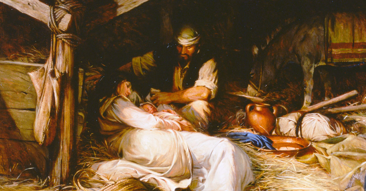 Behold the Lamb of God, by Walter Rane. Image via Church of Jesus Christ.