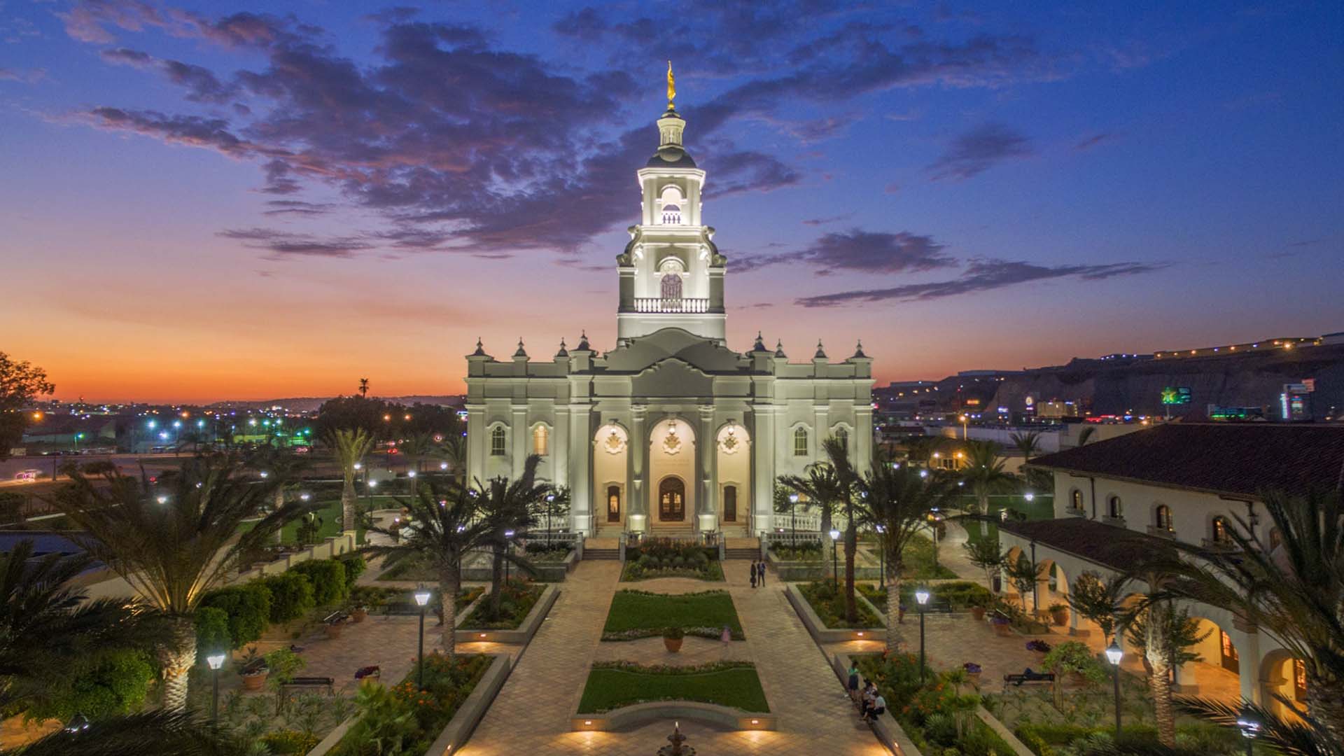 Photo of the Tijuana Temple Mexico by Robert A. Boyd.