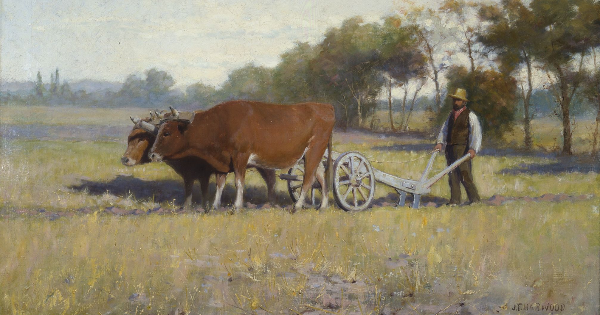 First Furrow, by James Taylor Harwood. Image via Church of Jesus Christ.
