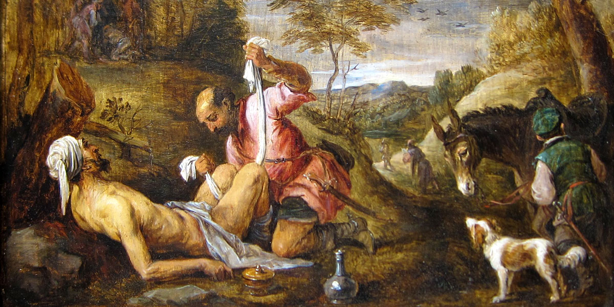 The Good Samaritan by David Teniers the Younger. Image via Wikimedia Commons.
