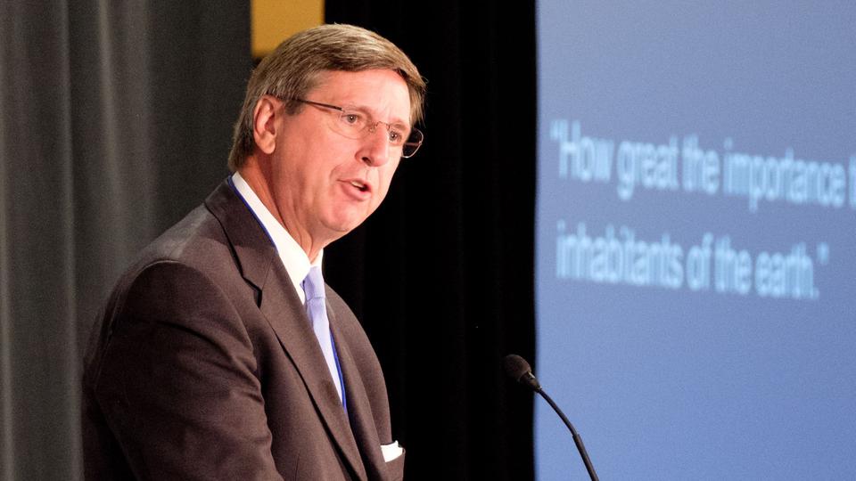 Elder Pearson speaking at the FairMormon Conference