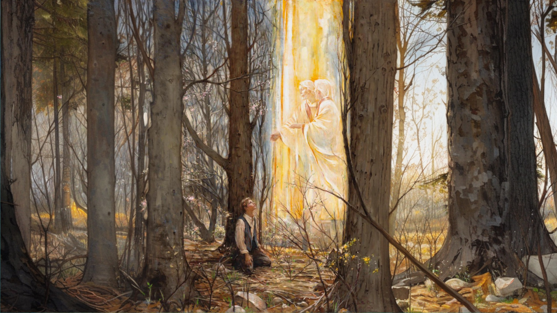 Joseph Smith's First Vision in the Sacred Grove