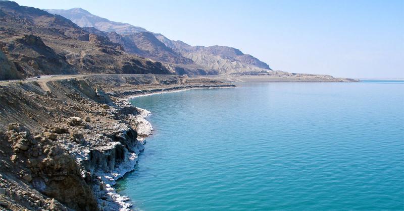 Image of the Dead Sea via Wikivoyage