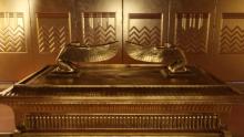 The Ark of the Covenant in the Holy of Holies in the ancient Israelite Tabernacle