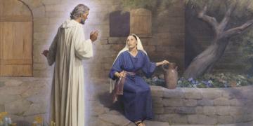The Annunciation by John Scott. Image via LDS Media Library