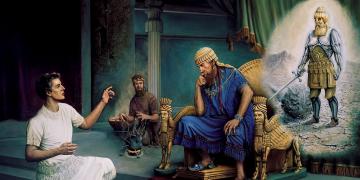 Daniel Interprets Nebuchadnezzar’s Dream, by Grant Romney Clawson. Image via Church of Jesus Christ.