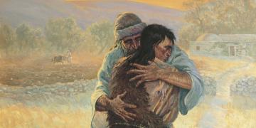 The Prodigal Son by Clark Kelley Price. Image via ChurchofJesusChrist.org