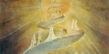 Jacob's Dream by William Blake, 1805. Image via Wikimedia Commons.